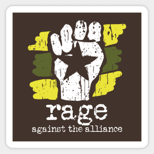 Rage Against The Alliance 1 Sticker